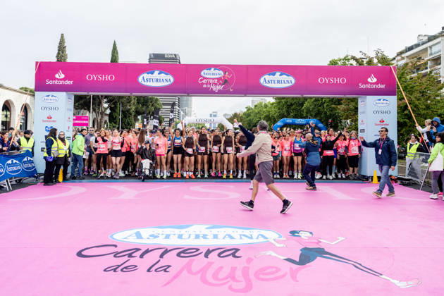 Womens Race 2026 in Madrid Numerous runners participate in the Womens Race 2026, on May 10, 2026, in Madrid Spain The 22nd edition of the Womens Race Central Lechera Asturiana has had 38,000 participants, who have run the 6 and a half kilometers from Paseo de la Castellana to Paseo de Camoens 10 MAY 2026 CARRERA POPULAR Madrid Madrid Espana  Copyright: xRicardoxRubiox 7512256