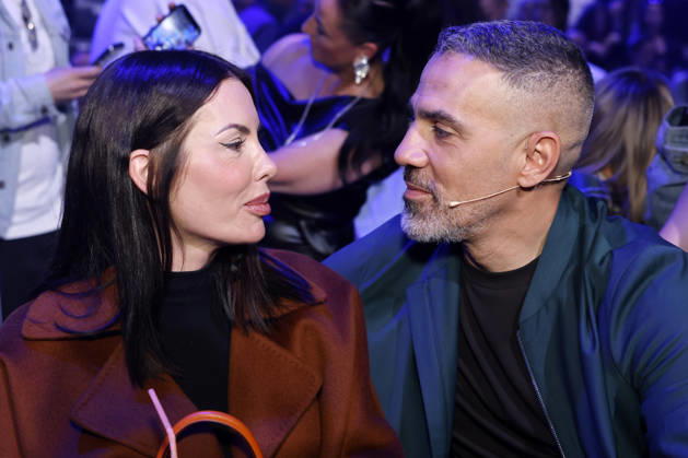 Rapper and juror Bushido Anis Ferchichi with his wife Anna Maria Ferchichi in the final of the 22nd season of the German singing casting show Deutschland sucht den Superstar DSDS at the MMC Studios Cologne, 09 05 2026 NRW Germany Copyright: xChristophxHardtx