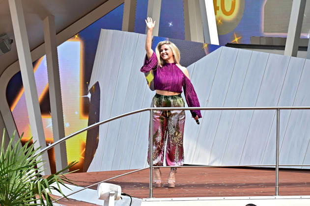 ZDF Fernsehgarten singer Beatrice Egli during the ZDF entertainment show Fernsehgarten on 10 05 2026 in Mainz 20260510MWI120394