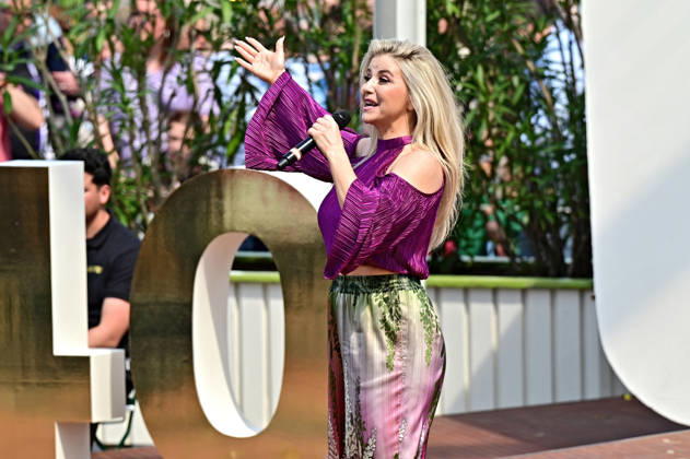 ZDF Fernsehgarten singer Beatrice Egli during the ZDF entertainment show Fernsehgarten on 10 05 2026 in Mainz 20260510MWI120504