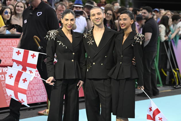 VIENNA, AUSTRIA 20260510 Bzikebi representing Georgia on the turquoise carpet for next weeks semi-finals and final of this years Eurovision Song Contest ESC in Vienna, Austria VIENNA AUSTRIA x10070x Copyright: xJessicaxGow TTx EUROVISION 2026 TURKOSA MATTAN m97Ux0o7Jsc