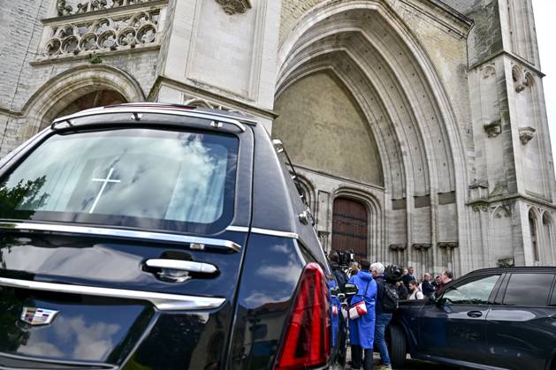 the funeral ceremony for Belgian media figure Hans Otten, Monday 11 May 2026 in Mechelen. Otten died on May 5.  DIRKxWAEM 173493341