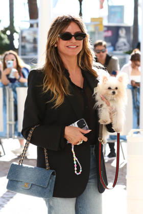 May 11, 2026, Cannes, Cote D azur, France: HEIDI KLUM arrives in Cannes one day ahead of the 79th Annual Cannes Film Festival in Cannes, France Cannes France  - ZUMAc179 20260511_zep_c179_015 Copyright: xMickaelxChavetx