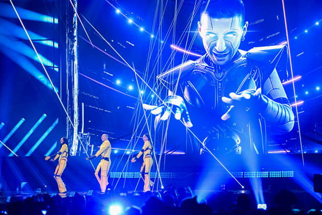 VIENNA, AUSTRIA 20260511 Bzikebi representing Georgia with the entry On replay during the second rehearsal for the semi-final 1 of the 70th edition of the Eurovision Song Contest ESC in Wiener Stadthalle in Vienna, Austria, on Monday, May 11, 2026 VIENNA AUSTRIA x10070x Copyright: xJessicaxGow TTx EUROVISION 2026 GENREP 2 SEMIFINAL 1 pnUttmApuko