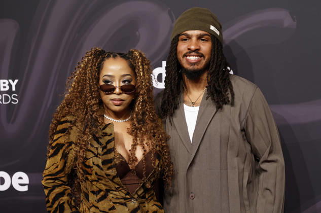 Ronni Lee and Keith Lee arrive on the red carpet at the 30th Annual Webby Awards at Cipriani Wall Street on Monday, May 11, 2026 in New York City.  NYP20260511210 JOHNxANGELILLO