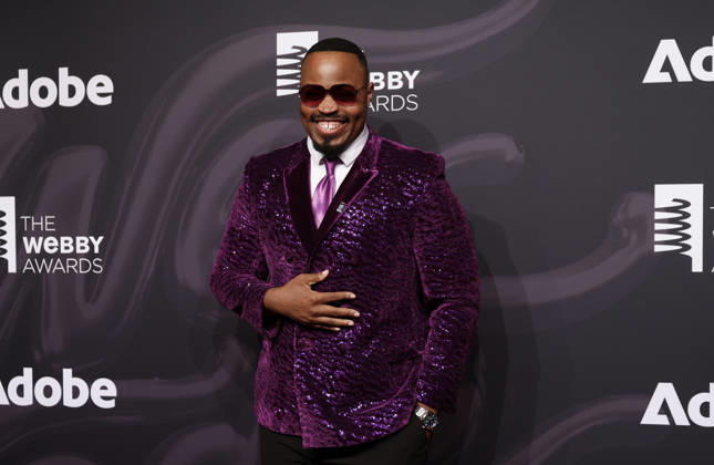 Thaddeus Coates arrives on the red carpet at the 30th Annual Webby Awards at Cipriani Wall Street on Monday, May 11, 2026 in New York City.  NYP20260511218 JOHNxANGELILLO
