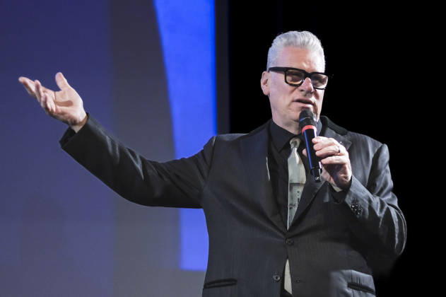 Mark Kermode in the talk show Mark Kermode Live in 3D at BFI Southbank London, 11 05 2026 Foto:xJ.xEdwardsx xFuturexImagex kermode_6502