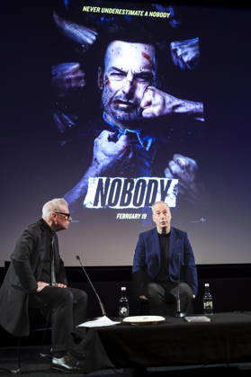 Mark Kermode and Bob Oodenkirk on the talk show Mark Kermode Live in 3D at BFI Southbank London, 11 05 2026 Foto:xJ.xEdwardsx xFuturexImagex kermode_6515