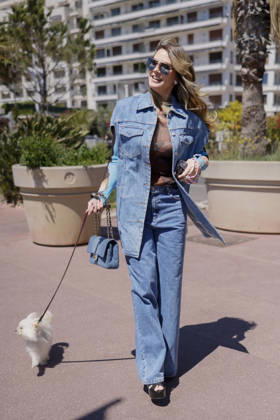 Cannes Heidi Klum Exits Martinez MP Cannes, France- May 12: Heidi Klum arrives to Hotel Martinez beach restaurant during 79th Festival of Cannes, on May 12, 2026 in Cannes, France. Photo by Marco Piovanotto ABACAPRESS:COM Cannes France Copyright: xPiovanottoxMarco ABACAx
