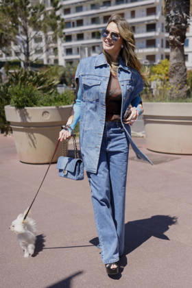 Cannes Heidi Klum Exits Martinez MP Cannes, France- May 12: Heidi Klum arrives to Hotel Martinez beach restaurant during 79th Festival of Cannes, on May 12, 2026 in Cannes, France. Photo by Marco Piovanotto ABACAPRESS:COM Cannes France Copyright: xPiovanottoxMarco ABACAx
