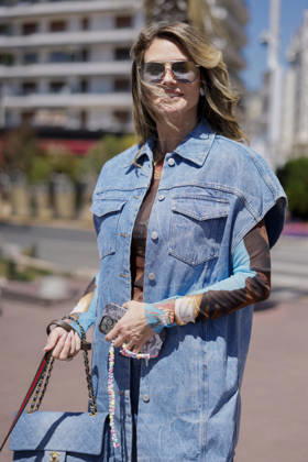 Cannes Heidi Klum Exits Martinez MP Cannes, France- May 12: Heidi Klum arrives to Hotel Martinez beach restaurant during 79th Festival of Cannes, on May 12, 2026 in Cannes, France. Photo by Marco Piovanotto ABACAPRESS:COM Cannes France Copyright: xPiovanottoxMarco ABACAx