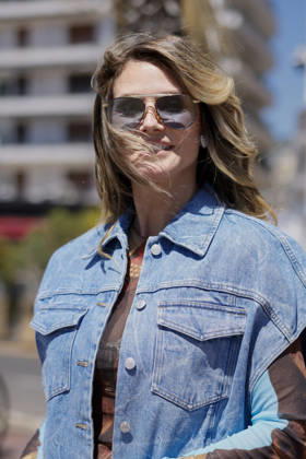 Cannes Heidi Klum Exits Martinez MP Cannes, France- May 12: Heidi Klum arrives to Hotel Martinez beach restaurant during 79th Festival of Cannes, on May 12, 2026 in Cannes, France. Photo by Marco Piovanotto ABACAPRESS:COM Cannes France Copyright: xPiovanottoxMarco ABACAx