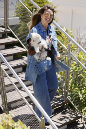 Cannes Heidi Klum Exits Martinez MP Cannes, France- May 12: Heidi Klum arrives to Hotel Martinez beach restaurant during 79th Festival of Cannes, on May 12, 2026 in Cannes, France. Photo by Marco Piovanotto ABACAPRESS:COM Cannes France Copyright: xPiovanottoxMarco ABACAx
