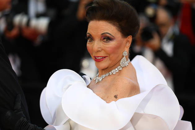 May 12, 2026, Cannes, Cote D azur, France: JOAN COLLINS during the red carpet for the premiere screening of THE ELECTRIC KISS at the 79th Annual Cannes Film Festival at Palais des Festivals in Cannes, France Cannes France  - ZUMAc179 20260512_zep_c179_112 Copyright: xMickaelxChavetx