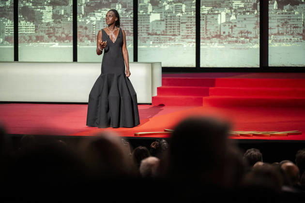 Cannes - Opening Ceremony EB French-Malian actress and master of Ceremony Eye Haidara during the Opening Ceremony as part of the 79th Cannes Film Festival in Cannes, France on May 12, 2026. Photo by Eliot Blondet ABACAPRESS.COM Cannes France France Copyright: xBlondetxEliot ABACAx
