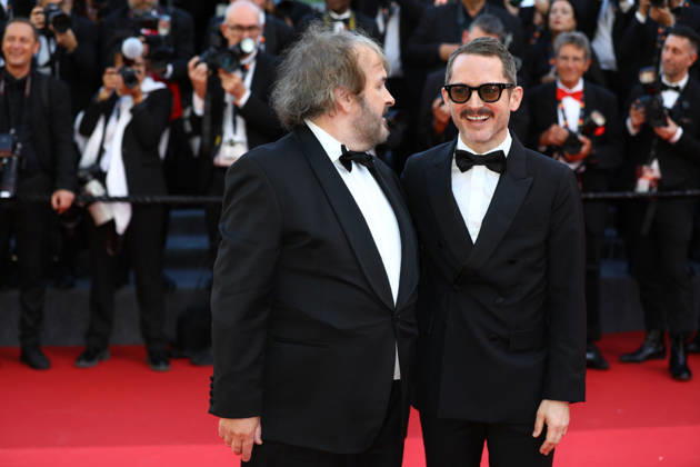 May 12, 2026, Cannes, Cote D azur, France: PETER JACKSON and ELIJAH WOOD during the red carpet for the premiere screening of THE ELECTRIC KISS at the 79th Annual Cannes Film Festival at Palais des Festivals in Cannes, France Cannes France - ZUMAc179 20260512_zep_c179_136 Copyright: xMickaelxChavetx
