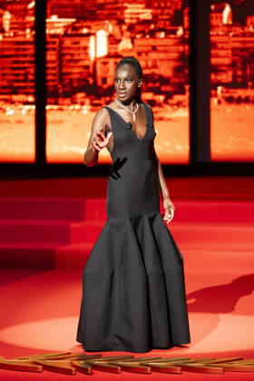 Cannes - Opening Ceremony EB French-Malian actress and master of Ceremony Eye Haidara during the Opening Ceremony as part of the 79th Cannes Film Festival in Cannes, France on May 12, 2026. Photo by Eliot Blondet ABACAPRESS.COM Cannes France France Copyright: xBlondetxEliot ABACAx