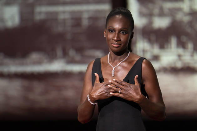 Cannes - Opening Ceremony EB French-Malian actress and master of Ceremony Eye Haidara during the Opening Ceremony as part of the 79th Cannes Film Festival in Cannes, France on May 12, 2026. Photo by Eliot Blondet ABACAPRESS.COM Cannes France France Copyright: xBlondetxEliot ABACAx