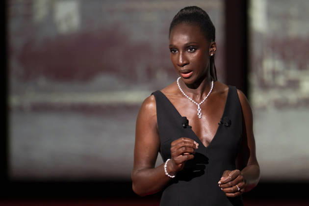 Cannes - Opening Ceremony EB French-Malian actress and master of Ceremony Eye Haidara during the Opening Ceremony as part of the 79th Cannes Film Festival in Cannes, France on May 12, 2026. Photo by Eliot Blondet ABACAPRESS.COM Cannes France France Copyright: xBlondetxEliot ABACAx
