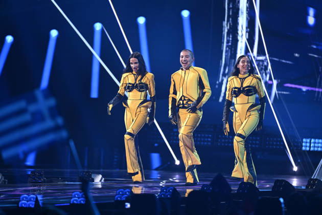 VIENNA, AUSTRIA 20260512 Bzikebi representing Georgia with the entry On replay during the semi-final 1 of the 70th edition of the Eurovision Song Contest ESC in Wiener Stadthalle in Vienna, Austria, Tuesday, May 12, 2026 VIENNA AUSTRIA x10070x Copyright: xJessicaxGow TTx EUROVISION 2026 SEMIFINAL 1 NoIgtYutlbo