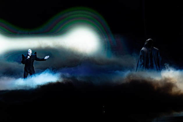 Eurovision Song Contest 2025 First Semi Final, 12 05 2026 VIENNA, AUSTRIA 12 MAY 2026 Image shows Lithuania artist Lion Ceccah for Lithuania performing the song Solo Quiero Mas during Eurovision Song Contest 2025 First Semi Final at Wiener Stadthalle on 12 05 2026 in Vienna, Austria Vienna Wiener Stadthalle Austria Copyright: xBEAUTIFULxSPORTS Froehlichx