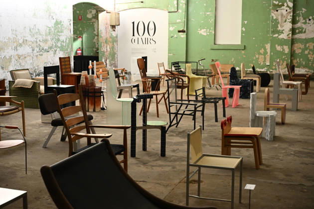 MELBOURNE DESIGN WEEK, Works on display as part of the 100 Chairs exhibition during Melbourne Design Week, Melbourne, Wednesday, May 13, 2026. ( NO ARCHIVING MELBOURNE VICTORIA AUSTRALIA  Copyright: xJOELxCARRETTx 20260513129755593658
