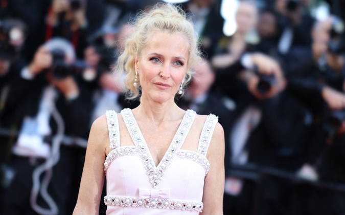 Cannes - La Vie D une Femme Red Carpet Gillian Anderson at the red carpet screening of La Vie d’une Femme during the 79th Cannes Film Festival in Cannes, France on May 13, 2026. Photo by Jerome Domine ABACAPRESS.COM Cannes France Copyright: xDominexJerome ABACAx