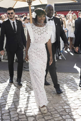 Cannes Aja Naomi King Exits Martinez MP Cannes, France- May 13: Aja Naomi King leaves Hotel Martinez during 79th Festival of Cannes, on May 13, 2026 in Cannes, France. Photo by Marco Piovanotto ABACAPRESS:COM Cannes France Copyright: xPiovanottoxMarco ABACAx