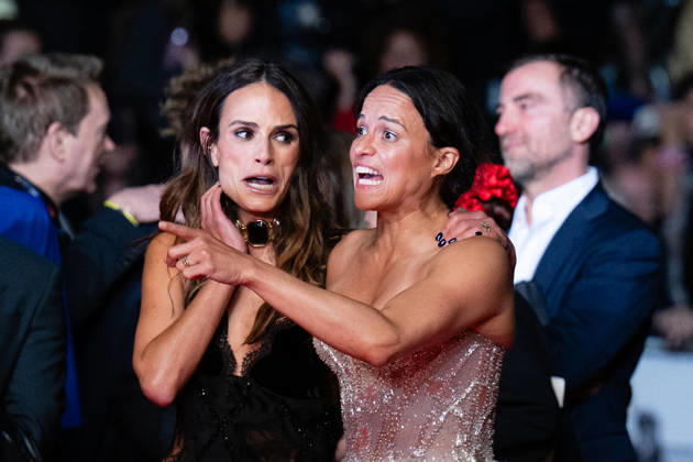 Cannes - The Fast And The Furious Screening LZ Jordana Brewster and Michelle Rodriguez attending the The Fast And The Furious screening during the 79th annual Cannes Film Festival at Palais des Festivals on May 13, 2026 in Cannes, France. Photo by Laurent Zabulon ABACAPRESS.COM  Copyright: xZabulonxLaurentx