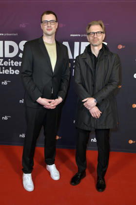 Johannes Nichelmann and Henning Tümmers at the preview of the ZDF documentary series AIDS In Zeiten der Liebe at Kino International Berlin, 13 05 2026 Foto:xM.xBehrensx xFuturexImagex aids_6537