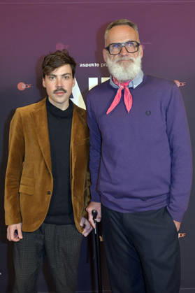Aron Boks with guest at the preview of the ZDF documentary series AIDS In Zeiten der Liebe at Kino International Berlin, 13 05 2026 Foto:xM.xBehrensx xFuturexImagex aids_6571