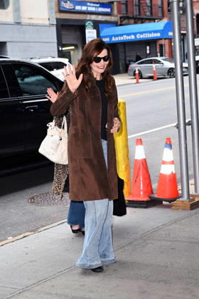 Geena Davis seen leaving CBS this morning in New York Featuring: Geena Davis Where: New York City, New York, United States When: 13 May 2026 Credit: Elder Ordonez INSTARimages EDITORIAL USE ONLY. NOT FOR USE BY NEWSPAPERS BASED IN THE UK. Copyright: xx instar55687291