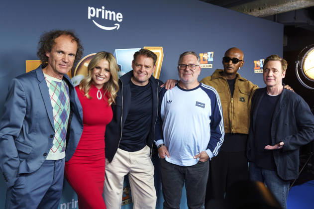 Olaf Schubert, Michelle Hunziker, Max Giermann, Elton, Tedros Teddy Teclebrhan und Michael Bully Herbig bei der Premiere der 7. Staffel der Prime Video Comedy-Gameshow LOL: Last One Laughing in der Astor Film Lounge im Arri Kino. München, 13.05.2026 Foto:xN.xKolinzx xFuturexImagex lol_6594