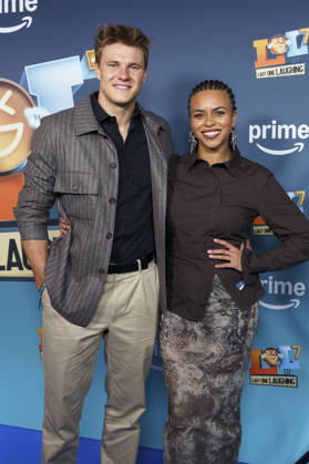 Simon Zachenhuber and Aminata Belli at the premiere of season 7 of the Prime Video comedy game show LOL Last One Laughing in the Astor Film Lounge at Arri Kino Munich, 13 05 2026 Foto:xN.xKolinzx xFuturexImagex lol_6604