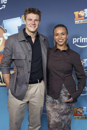 Simon Zachenhuber and Aminata Belli at the premiere of season 7 of the Prime Video comedy game show LOL Last One Laughing in the Astor Film Lounge at Arri Kino Munich, 13 05 2026 Foto:xN.xKolinzx xFuturexImagex lol_6605