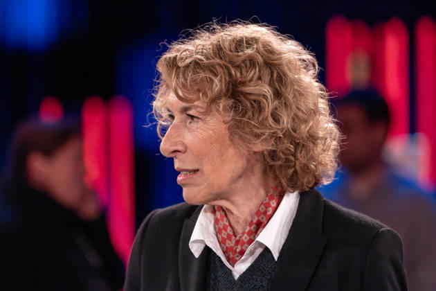 Kölner Treff on February 15, 2026 In the picture, Austrian actress Adele Neuhauser Susan Link and Micky Beisenherz are curious and interview their guests in their very own way with, as always, exciting conversations Cologne North Rhine-Westphalia Germany