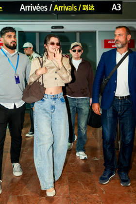 Becky Armstrong arrives at the Nice airport ahead of the 79th Cannes Film Festival, France, on May 14, 2026 Laetitia Notarianni Bestimage Celebs arrive at the Nice airport ahead of the 79th Cannes Film Festival, France, on May 14, 2026 Nice France  Copyright: xLaetitiaxNotarianni BestimagexLaetitiaxNotarianni Bestimagex