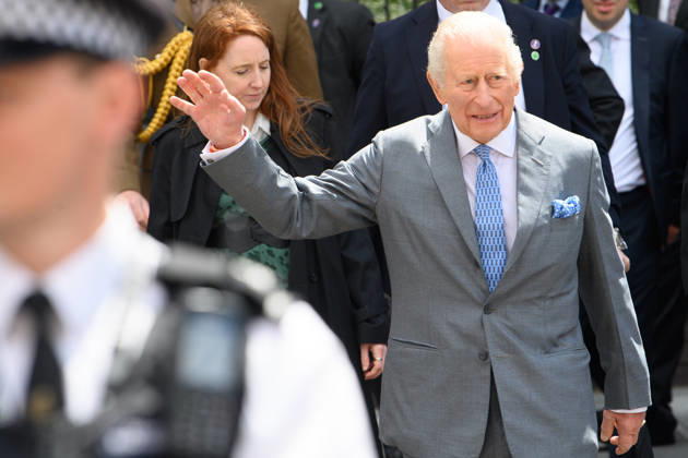 King Charles III Visits Golders Green, London, UK - Thursday 14 May 2026 King Charles III visits members of the Jewish community in Golders Green, London, England, UK on Thursday 14 May, 2026 to show solidarity and support., Credit:Justin Ng Avalon UK, England, London, Golders Green Copyright: xJustinxNgx xAvalonx 1098933259