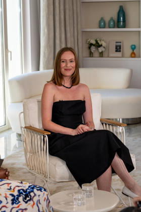 Cannes - Hannah Einbinder at Kering Talk AAR Actress and Comedian Hannah Einbinder participates in Kering Talk at Carlton hotel, as part of the 79th Cannes Film Festival in Cannes, France, on May 14, 2026. Photo by Ammar Abd Rabbo ABACAPRESS.COM Cannes France Copyright: xAbdxRabboxAmmar ABACAx
