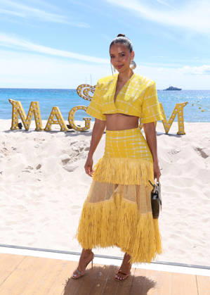 Flora Coquerel Miss France 2014 at the Magnum fashion show on Magnum beach Cannes on the occasion of the 79th Cannes International Film Festival, France, May 14, 2026 Denis Guignebourg Bestimage After announcing the launch of Maison Magnum®, haute couture opens its exceptional podium to A Castillon for an exclusive showcase on May 14 on the Magnum Cannes beach on the occasion of the 79th Cannes Film Festival. Previously at the heart of Maison Magnum® an inaugural fashion show artistically directed by L Roach and couture silhouettes imagined by V Weinsanto celebrating a shared vision of pleasure as a sensory experience, at the crossroads of gourmandise and creativity This new take on gourmandise through creativity and contemporary culture w Copyright: xDenisxGuignebourgx xBestimagexDenisxGuignebourgx xBestimagex