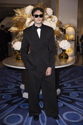 Cannes Enzo Paper exits Martinez MP Cannes, France- May 14: Enzo Paper leaves Hotel Martinez after attending Chopard gala during 79th Festival of Cannes, on May 14, 2026 in Cannes, France. Photo by Marco Piovanotto ABACAPRESS:COM Cannes France Copyright: xPiovanottoxMarco ABACAx