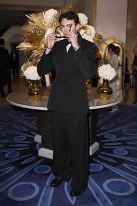 Cannes Enzo Paper exits Martinez MP Cannes, France- May 14: Enzo Paper leaves Hotel Martinez after attending Chopard gala during 79th Festival of Cannes, on May 14, 2026 in Cannes, France. Photo by Marco Piovanotto ABACAPRESS:COM Cannes France Copyright: xPiovanottoxMarco ABACAx