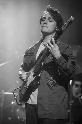 Matteo Mancuso at Islington Assembly Hall 14 05 2026 Matteo Mancuso performs live on stage at Islington Assembly Hall in London on 14th May 2026. Image converted to black and white. Matteo Mancuso guitars, Riccardo Oliva bass, Gianluca Pellerito drums., Credit:Zoran Veselinovic Avalon UK, London, Islington Assembly Hall Copyright: xZoranxVeselinovicx xAvalonx 1099087780