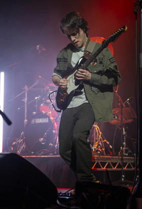 Matteo Mancuso at Islington Assembly Hall 14 05 2026 Matteo Mancuso performs live on stage at Islington Assembly Hall in London on 14th May 2026. Matteo Mancuso guitars, Riccardo Oliva bass, Gianluca Pellerito drums., Credit:Zoran Veselinovic Avalon UK, London, Islington Assembly Hall Copyright: xZoranxVeselinovicx xAvalonx 1099087788