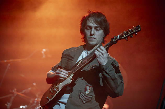 Matteo Mancuso at Islington Assembly Hall 14 05 2026 Matteo Mancuso performs live on stage at Islington Assembly Hall in London on 14th May 2026. Matteo Mancuso guitars, Riccardo Oliva bass, Gianluca Pellerito drums., Credit:Zoran Veselinovic Avalon UK, London, Islington Assembly Hall Copyright: xZoranxVeselinovicx xAvalonx 1099087792