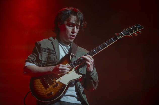 Matteo Mancuso at Islington Assembly Hall 14 05 2026 Matteo Mancuso performs live on stage at Islington Assembly Hall in London on 14th May 2026. Matteo Mancuso guitars, Riccardo Oliva bass, Gianluca Pellerito drums., Credit:Zoran Veselinovic Avalon UK, London, Islington Assembly Hall Copyright: xZoranxVeselinovicx xAvalonx 1099087841