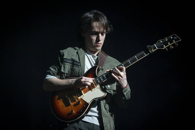 Matteo Mancuso at Islington Assembly Hall 14 05 2026 Matteo Mancuso performs live on stage at Islington Assembly Hall in London on 14th May 2026. Matteo Mancuso guitars, Riccardo Oliva bass, Gianluca Pellerito drums., Credit:Zoran Veselinovic Avalon UK, London, Islington Assembly Hall Copyright: xZoranxVeselinovicx xAvalonx 1099087854