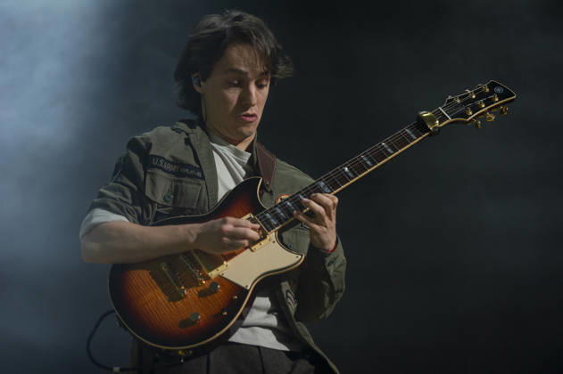Matteo Mancuso at Islington Assembly Hall 14 05 2026 Matteo Mancuso performs live on stage at Islington Assembly Hall in London on 14th May 2026. Matteo Mancuso guitars, Riccardo Oliva bass, Gianluca Pellerito drums., Credit:Zoran Veselinovic Avalon UK, London, Islington Assembly Hall Copyright: xZoranxVeselinovicx xAvalonx 1099087877