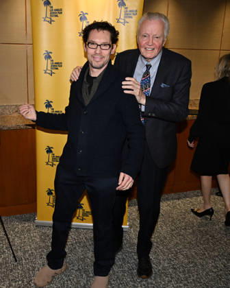 May 14, 2026, West Los Angeles, California, USA: DIRECTOR BRYAN SINGER Aand American actor JON VOIGHT attend the 20th Annual Los Angeles Jewish Film Festival Special Screening of Monument West Los Angeles USA - ZUMAb173 20260514_aap_b173_029 Copyright: xBillyxBennightx