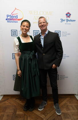 14 05 2026, Soluna Delta Kokol with Frank Scheppendahl , Welcome Evening of Pferd International Munich at the event location The Resi at Viktualienmarkt in Munich